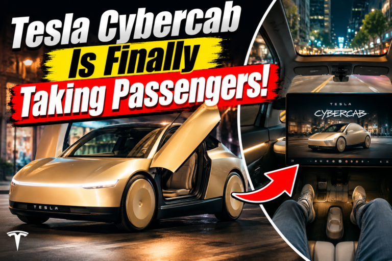 Tesla Cybercab Is Finally Taking Passengers